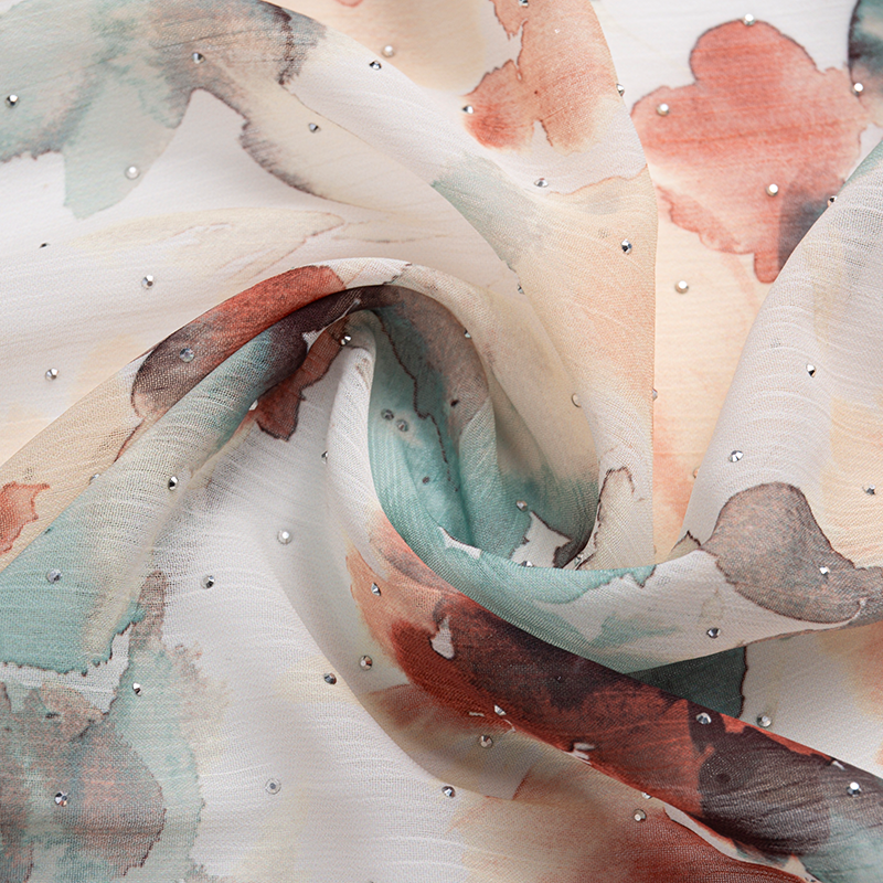 Chiffon, satin, imitasyong silk home textiles/pajamas na tela